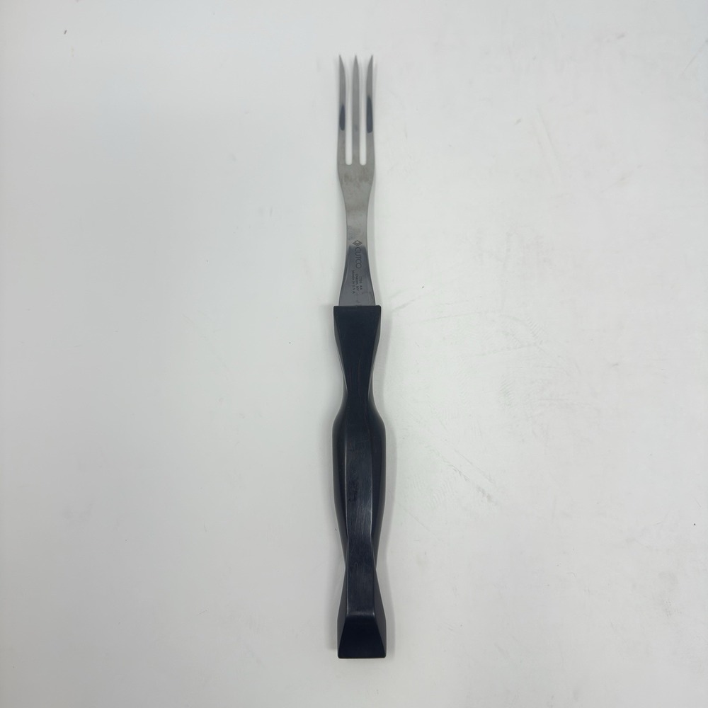 Cutco Turning Fork Meat Fork 1726 KA Classic Brown Handle